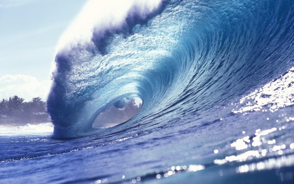 Earth - wave Wallpapers and Backgrounds