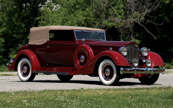 Vehicles - 1934 packard super eight convertible victoria Wallpapers and Backgrounds