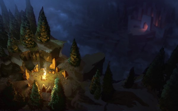 CGI - camp fire Wallpapers and Backgrounds