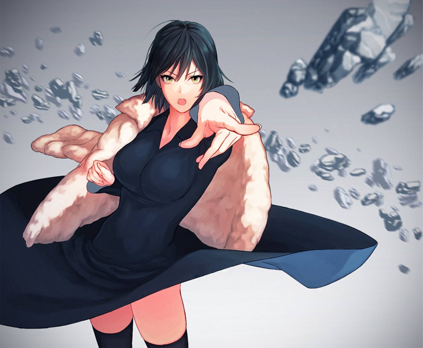 Fubuki Hd Wallpaper From One Punch Man Bold And Dynamic Anime Art By