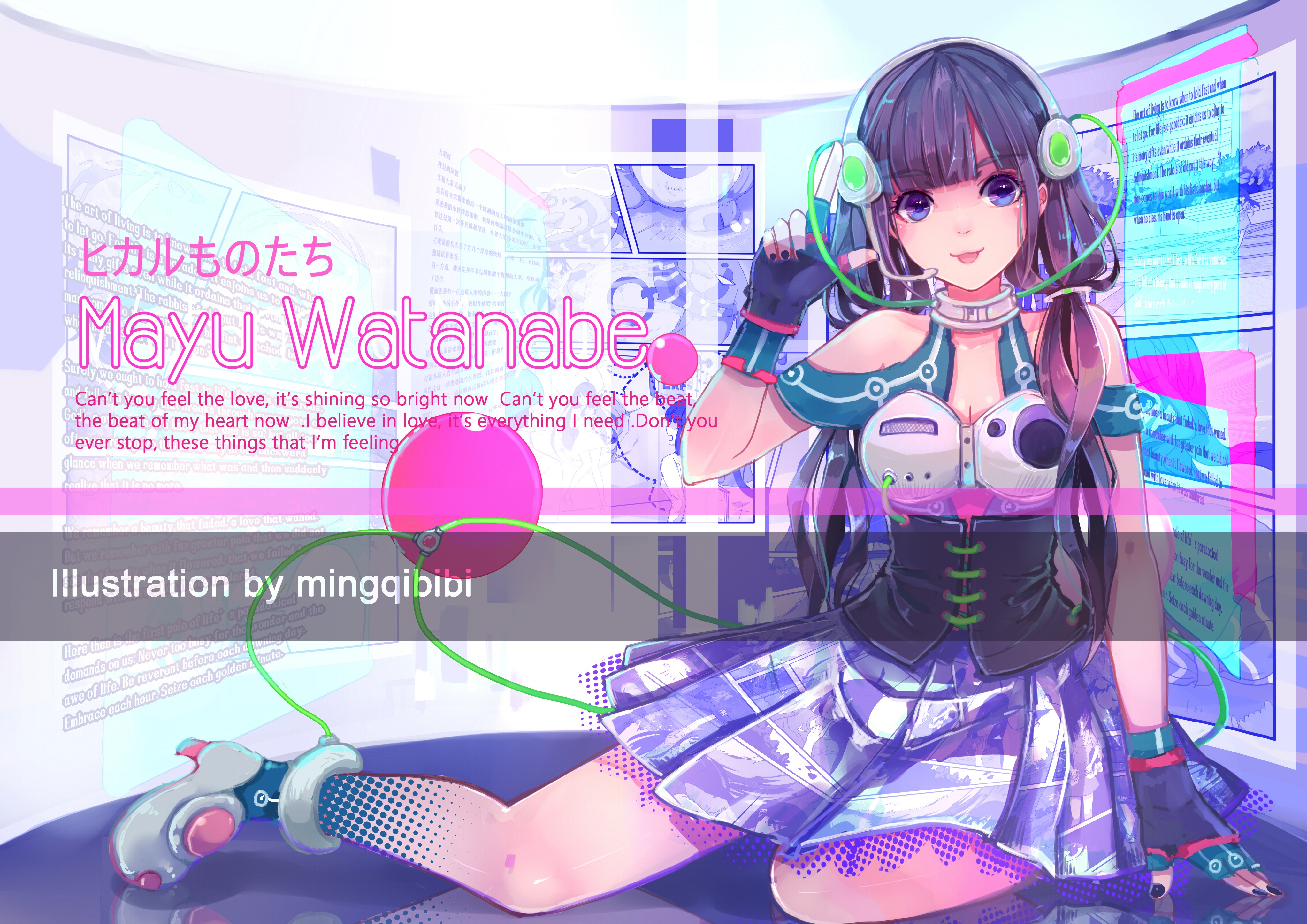 Vocaloid 4k Ultra HD Wallpaper by 鸣泣哔哔