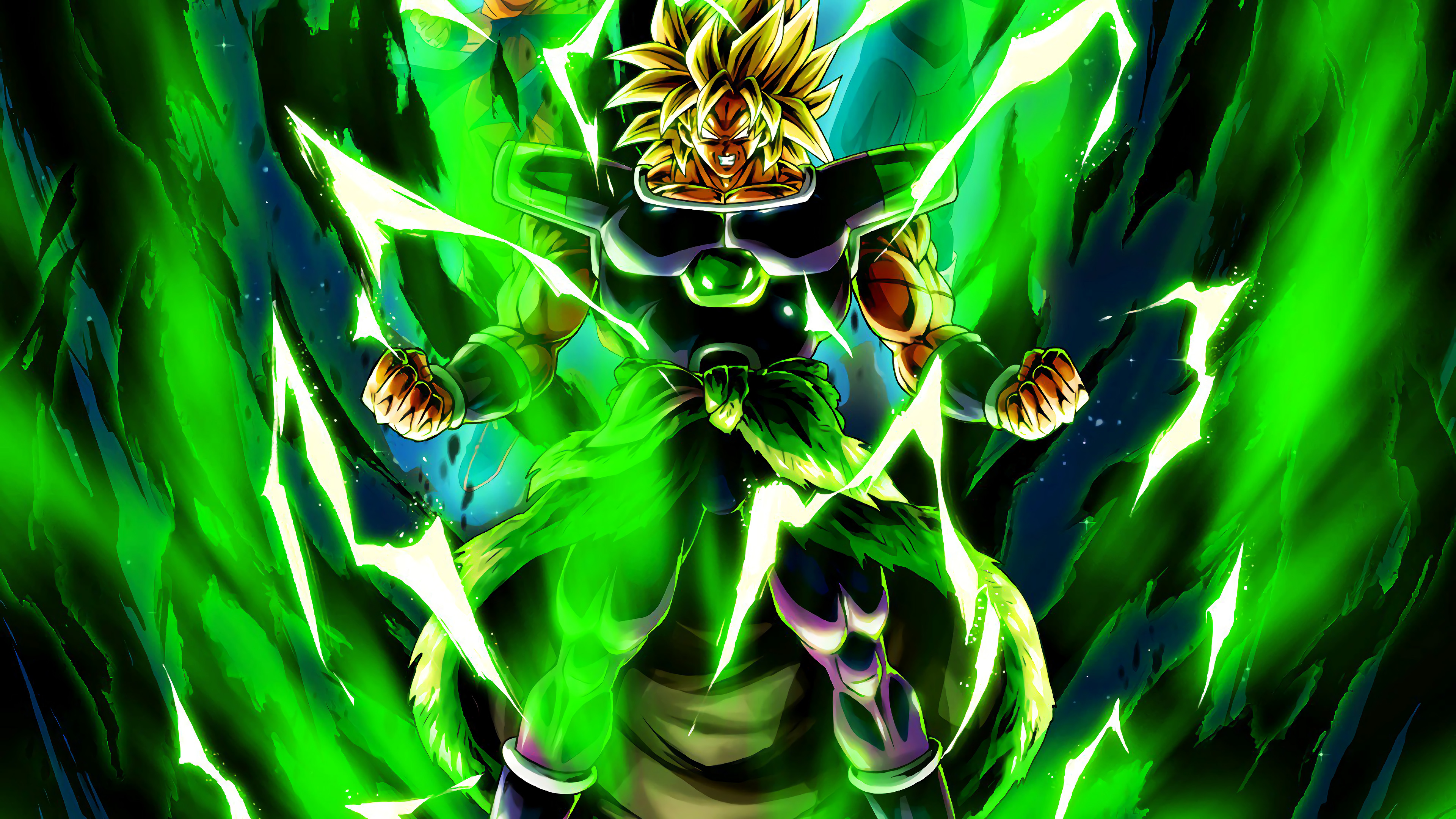 Broly Wallpaper 4K Dragon Ball Z Black background 4952