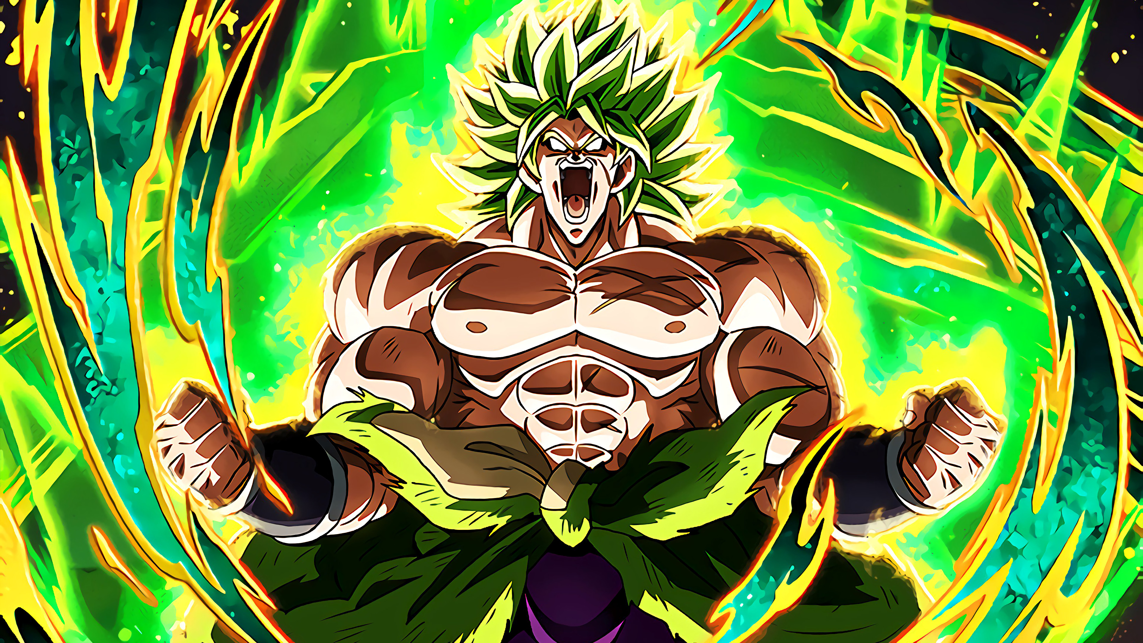 Broly s Ultimate Super Saiyan Green 4K Dragon Ball Super Power Unleashed