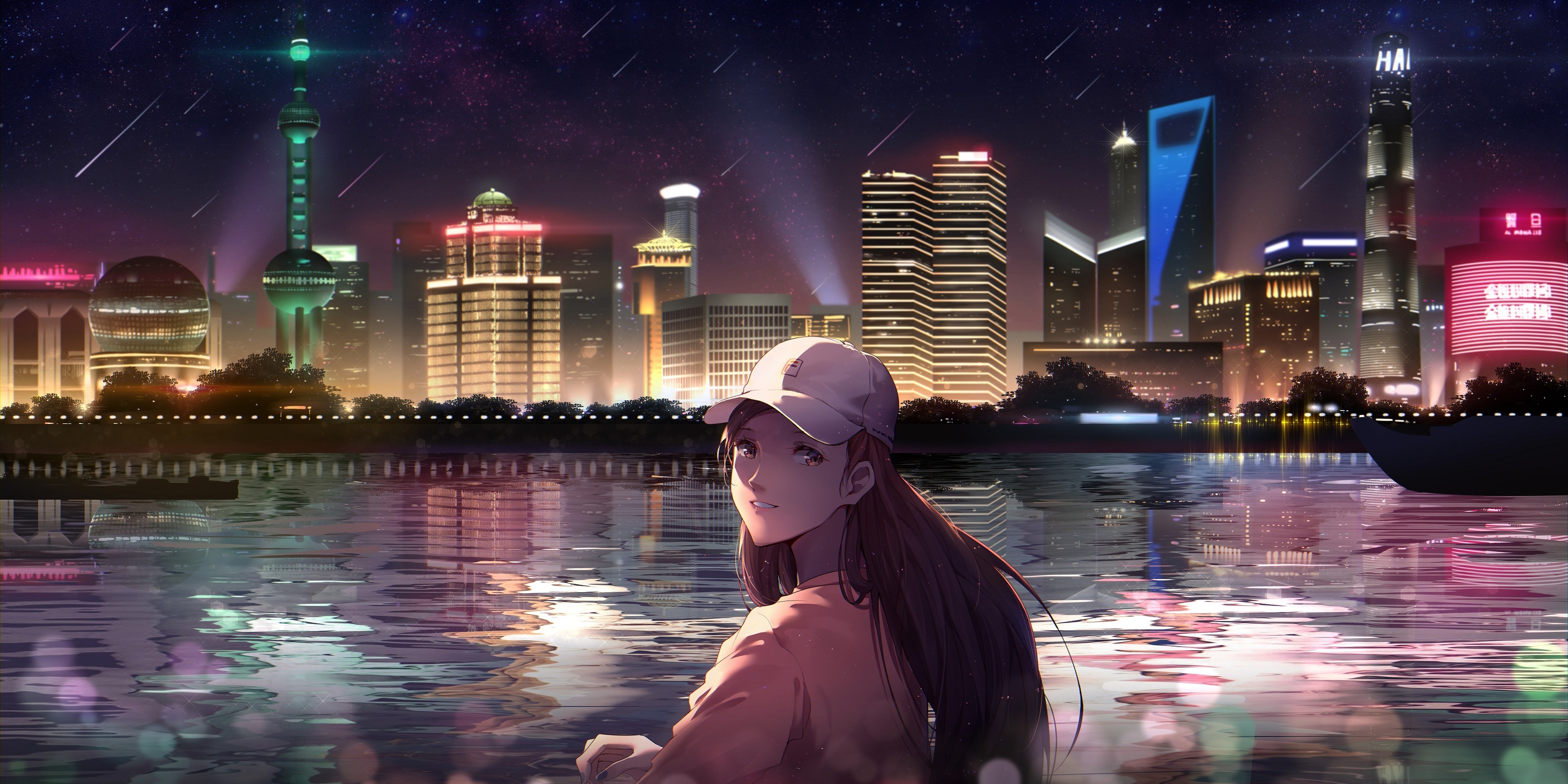 100+] Anime Night City Wallpapers
