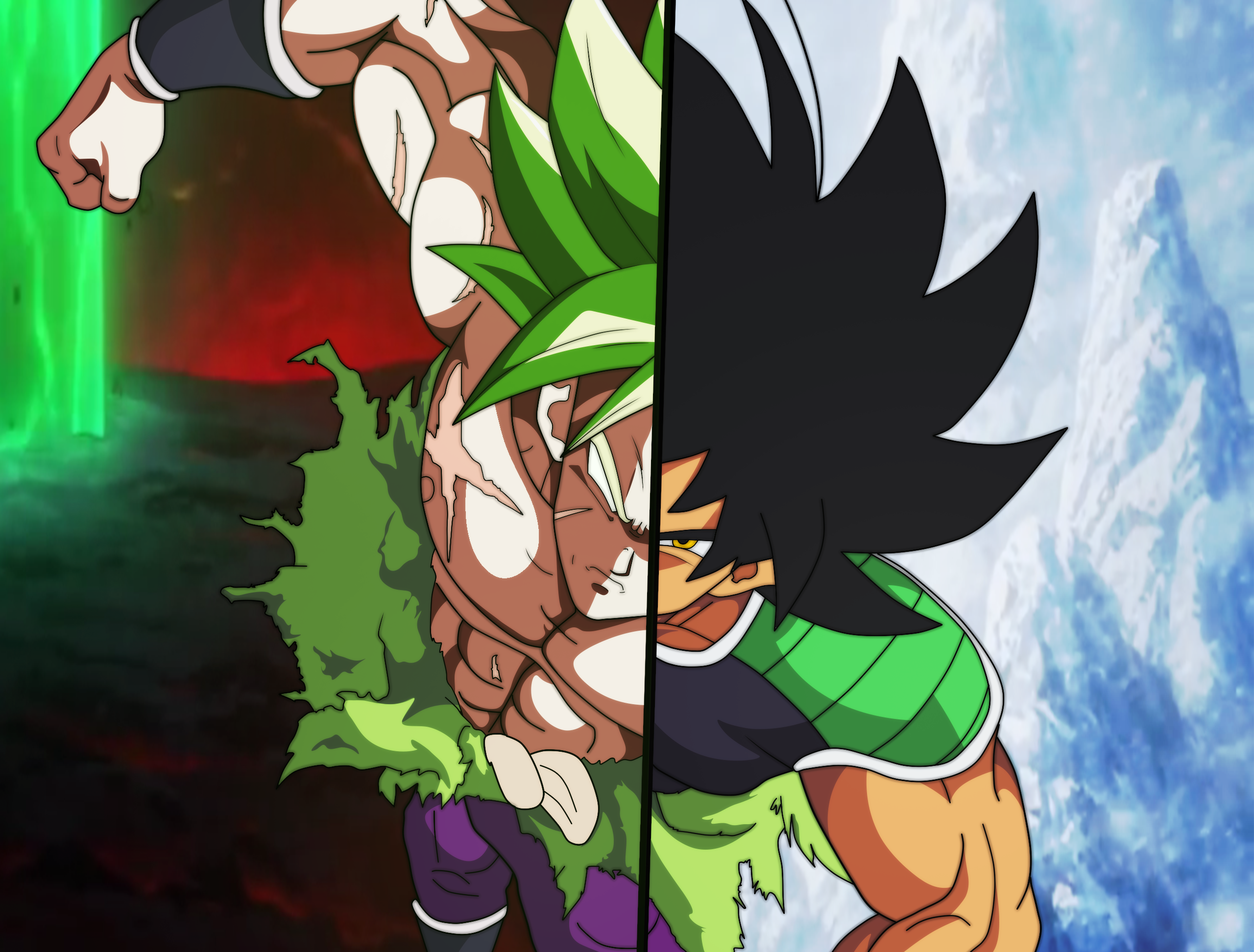 Broly two Forms by Pablo Riquelme