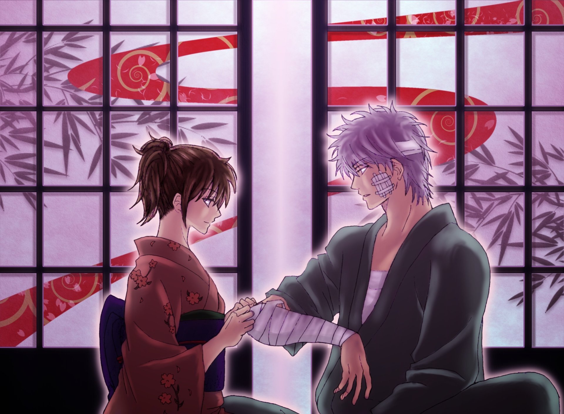 Download Tae Shimura Gintoki Sakata Anime Gintama HD Wallpaper by かずは