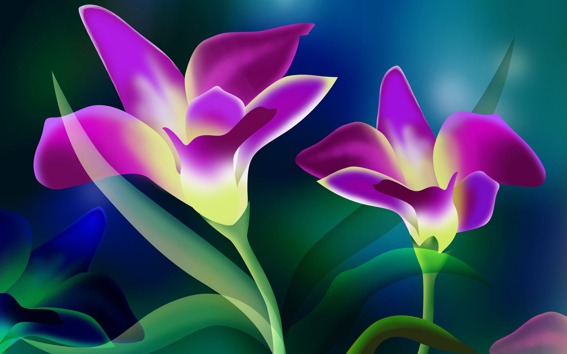 Download Purple Flower Artistic Flower HD Wallpaper