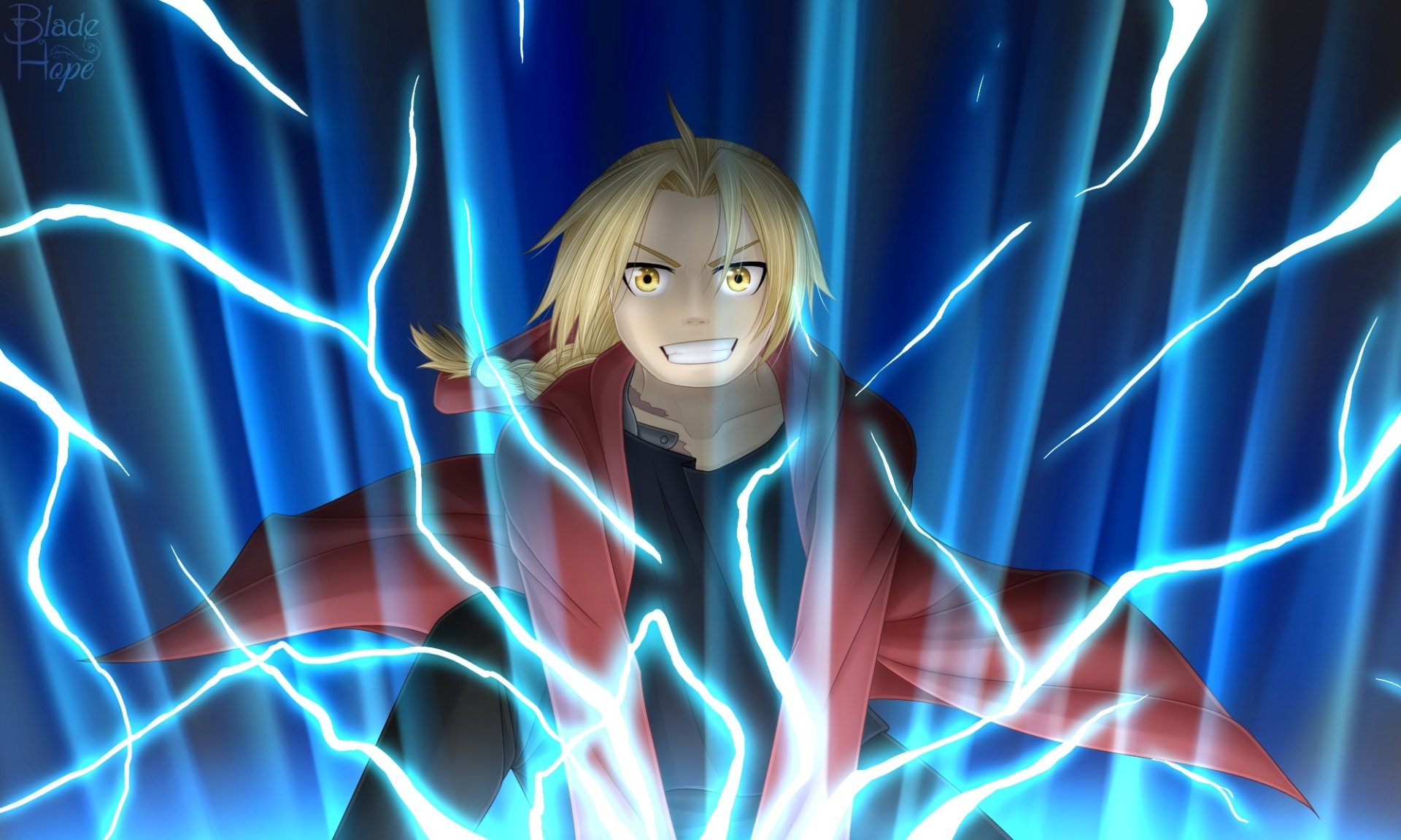 Download Edward Elric Anime Fullmetal Alchemist HD Wallpaper by Blade-of-Hope