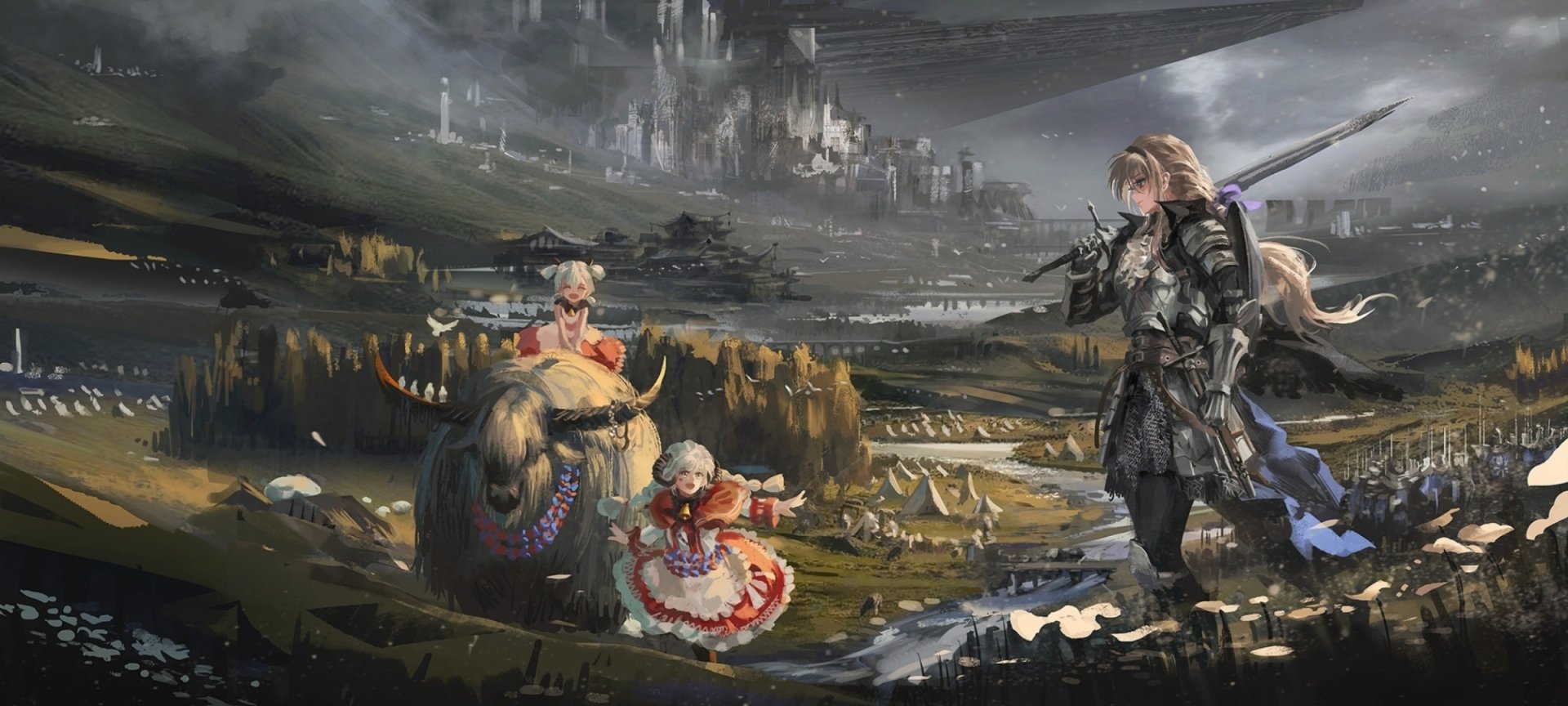 Download Anime Pixiv Fantasia Last Saga HD Wallpaper