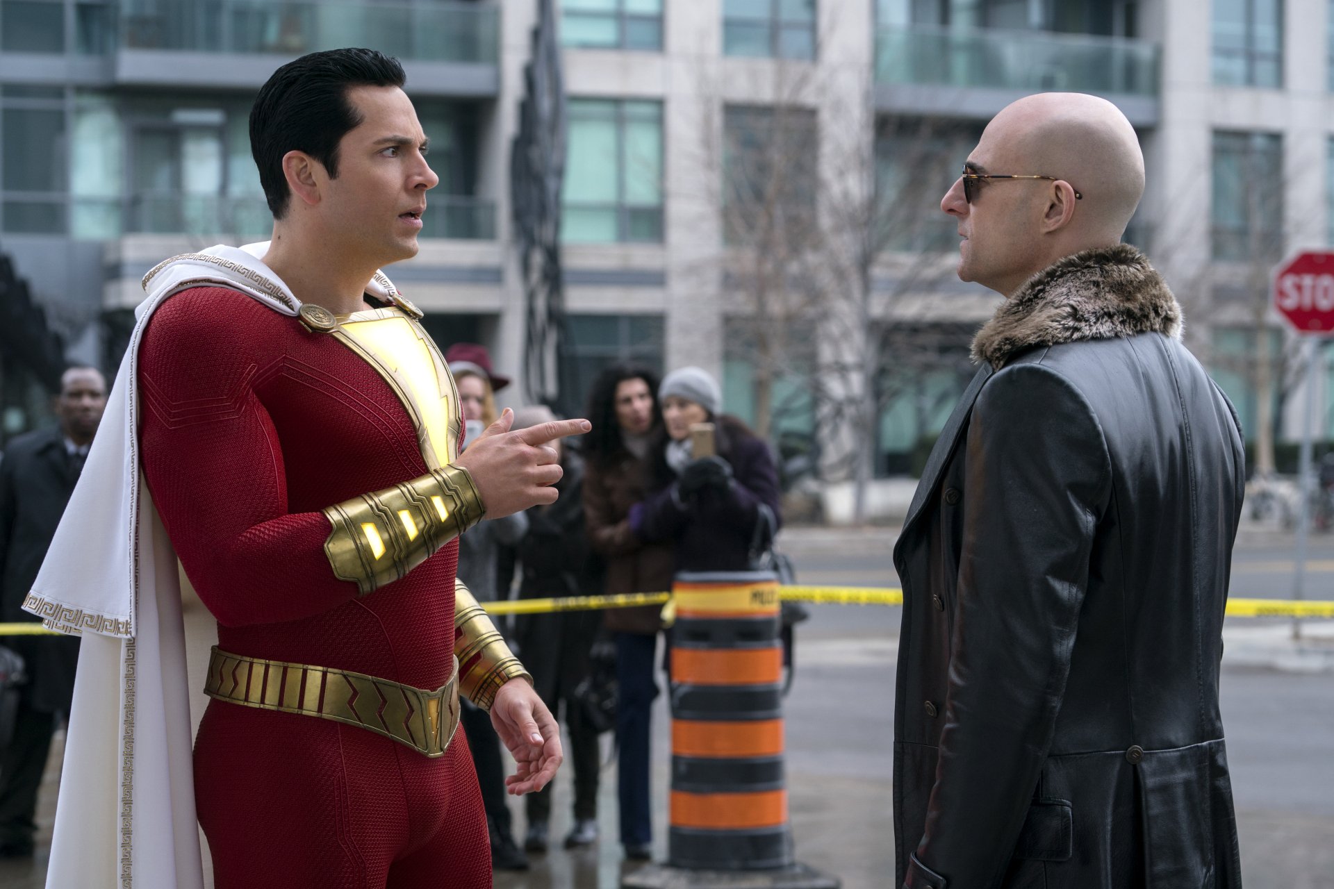 Download Mark Strong Zachary Levi Shazam (DC Comics) Movie 4k Ultra HD Wallpaper