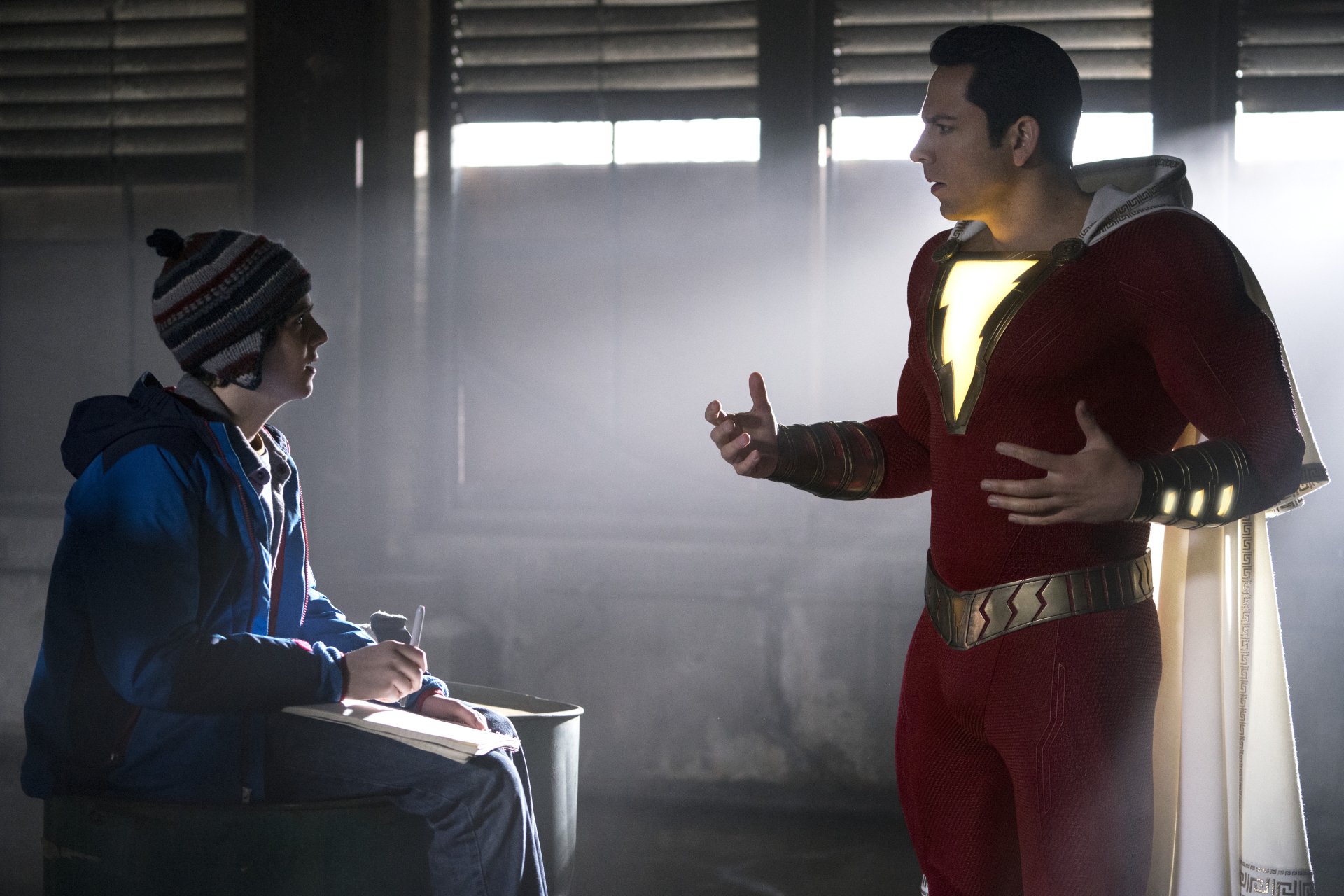 Download Freddy Freeman (DC Comics) Jack Dylan Grazer Zachary Levi Shazam (DC Comics) Movie 4k Ultra HD Wallpaper