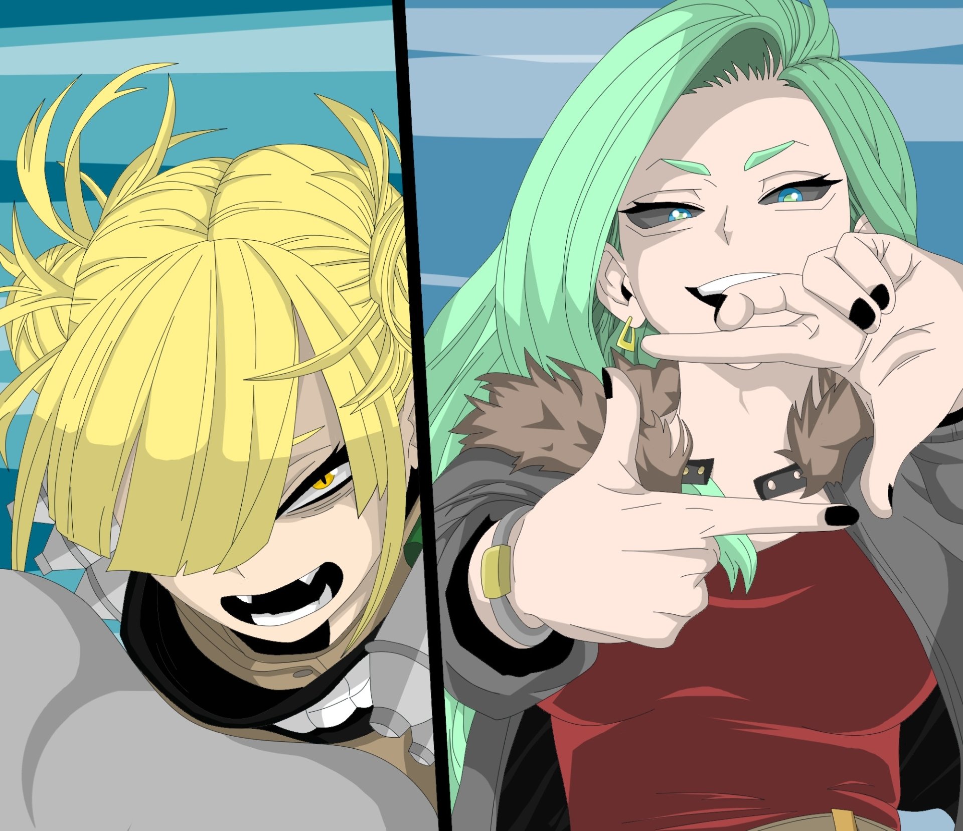 Download Chitose Kizuki Himiko Toga Anime My Hero Academia HD Wallpaper by Adrian Vikman