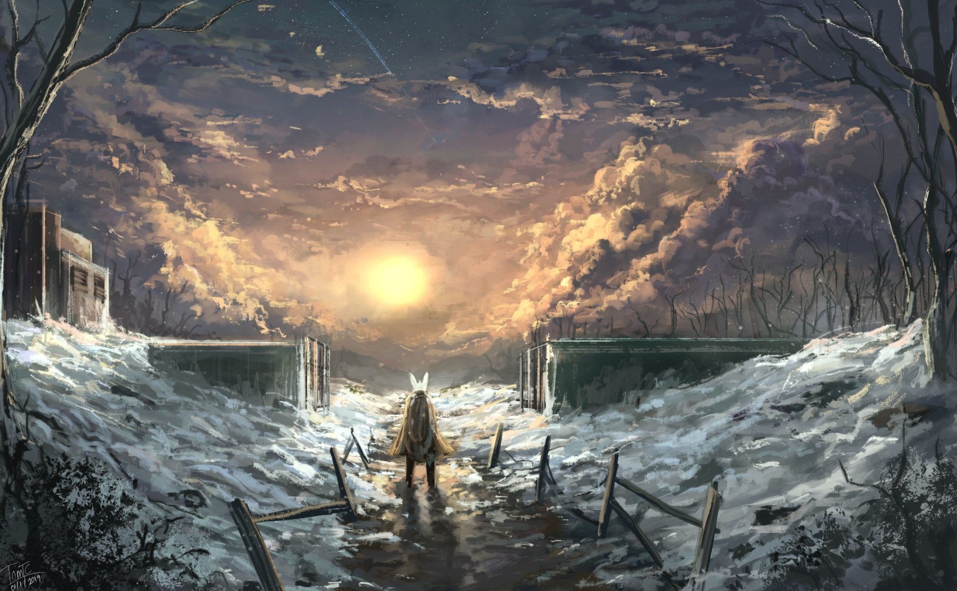 Download Fantasy Landscape Fantasy Landscape HD Wallpaper by Tommy ...