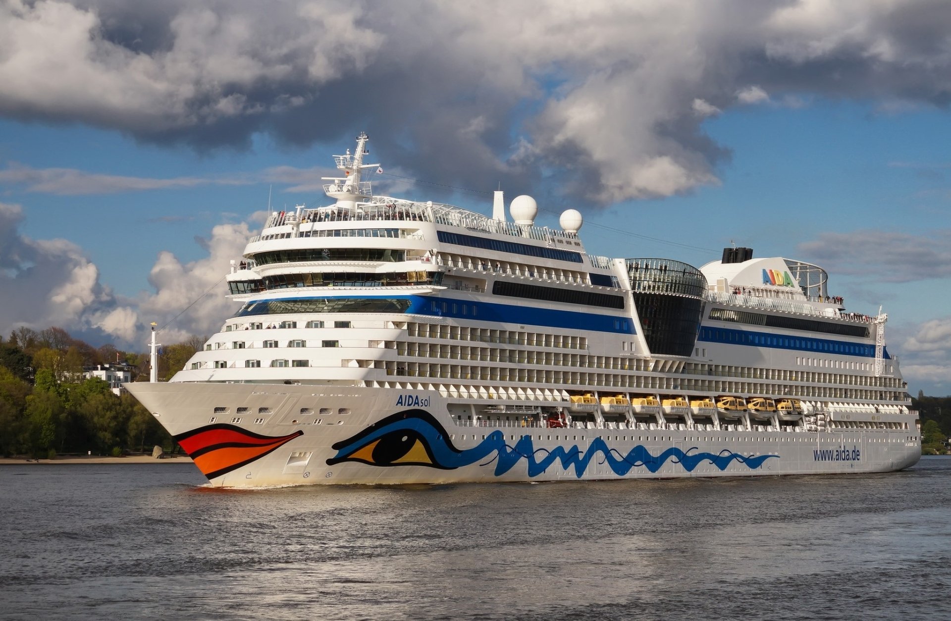 Download AIDAsol Vehicle Cruise Ship HD Wallpaper