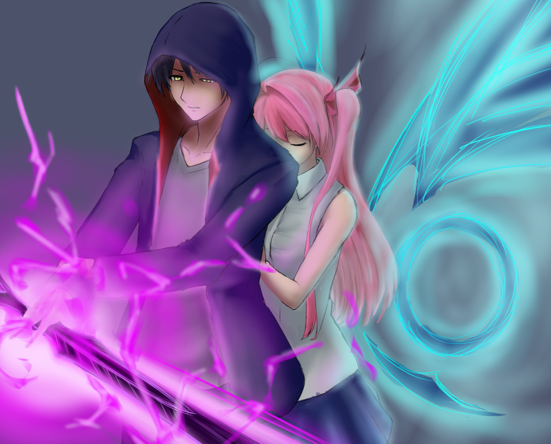 Download Rimi Sakihata Takumi Nishijou Anime Chaos;Head HD Wallpaper by thank you