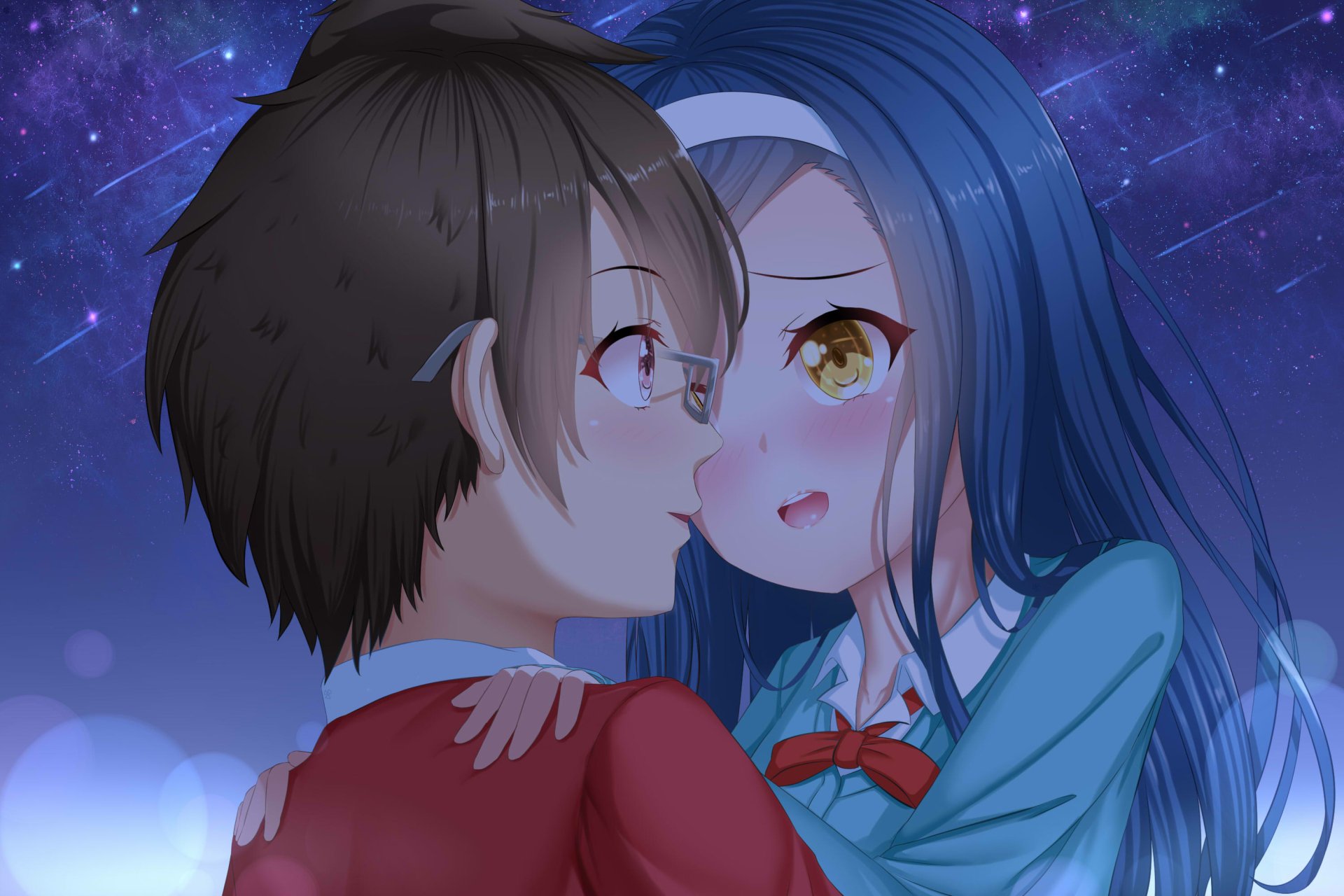 Download Fumino Furuhashi Nariyuki Yuiga Anime We Never Learn HD Wallpaper by 電瘋扇