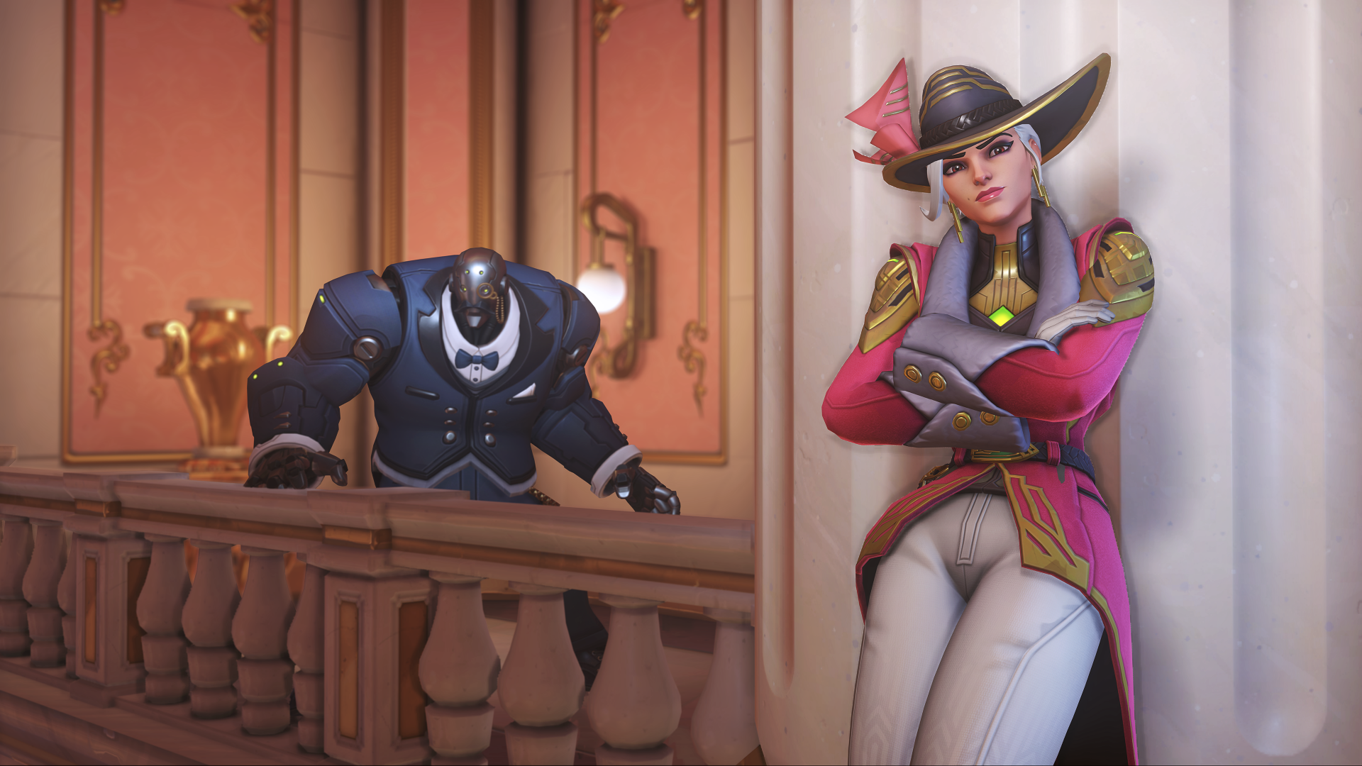 Download B.O.B. (Overwatch) Ashe (Overwatch) Video Game Overwatch 4k Ultra HD Wallpaper