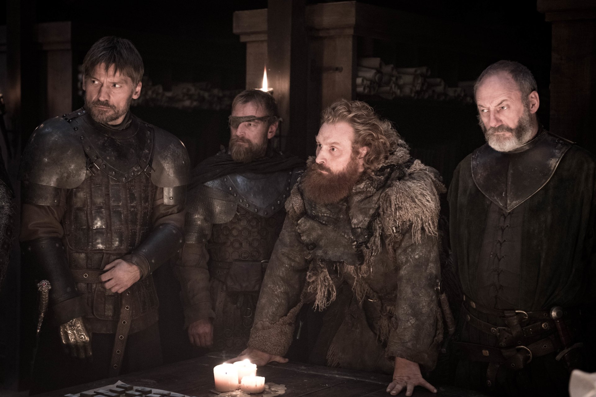 Download Kristofer Hivju Liam Cunningham Nikolaj Coster-Waldau Richard Dormer Davos Seaworth Tormund Giantsbane Beric Dondarrion Jaime Lannister TV Show Game Of Thrones HD Wallpaper