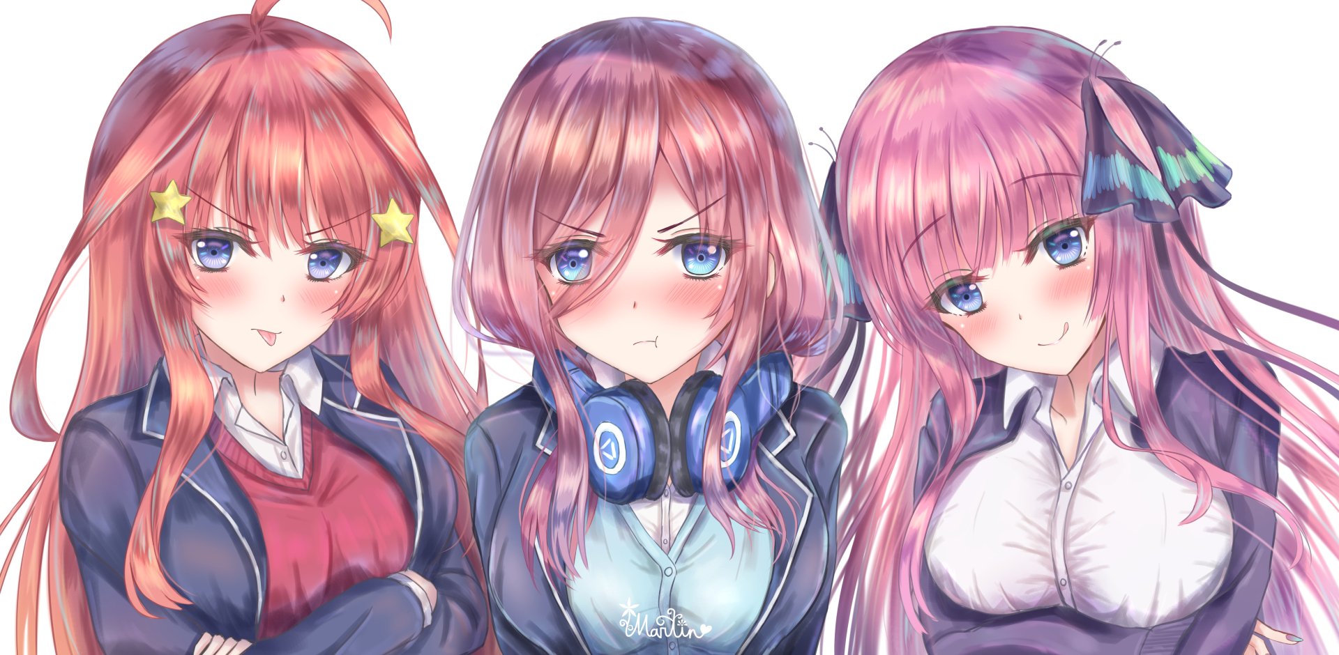 The Quintessential Quintuplets In 4K Ultra HD By Martin 5122x2508 