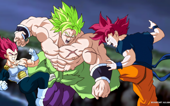 Dragon Ball Super Broly Broly Goku Vegeta Gogeta | Poster