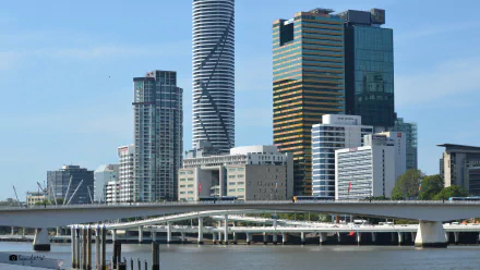  Victoria Bridge and Brisbane City, Queenslad,Australia