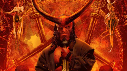 David Harbour movie Hellboy (2019) HD Desktop Wallpaper | Background Image