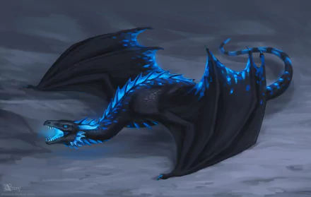 fantasy dragon Blue Dragon HD Desktop Wallpaper | Background Image