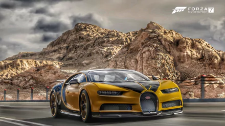 Bugatti Chiron video game Forza Motorsport 7 HD Desktop Wallpaper | Background Image