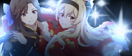 Maya Tendo Claudine Saijo Anime Shoujo☆Kageki Revue Starlight HD Desktop Wallpaper | Background Image