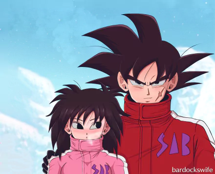 Bardock and Gine by sue
