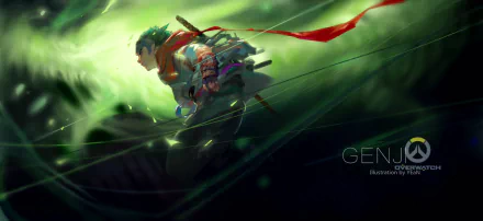 Genji (Overwatch) video game Overwatch HD Desktop Wallpaper | Background Image
