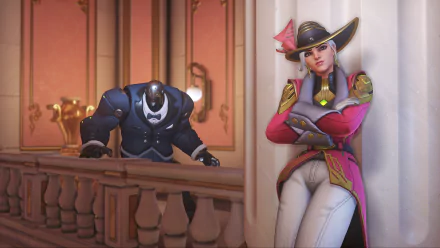 B.O.B. (Overwatch) Ashe (Overwatch) video game Overwatch HD Desktop Wallpaper | Background Image