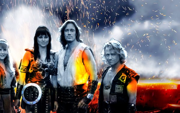 TV Show Hercules: The Legendary Journeys Renee O'Connor Lucy Lawless Kevin Sorbo Michael Hurst Warrior Xena Gabrielle HD Wallpaper | Background Image