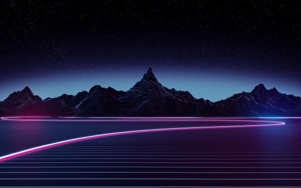 Artistic Retro Wave Synthwave HD Wallpaper | Background Image