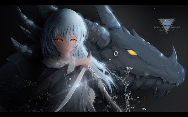 Anime That Time I Got Reincarnated as a Slime Rimuru Tempest Veldora Tempest HD Wallpaper | Background Image