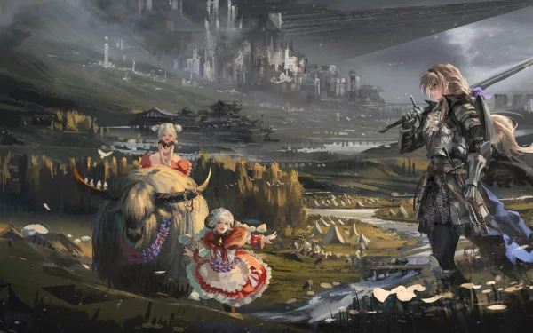 Anime Pixiv Fantasia Last Saga HD Desktop Wallpaper | Background Image