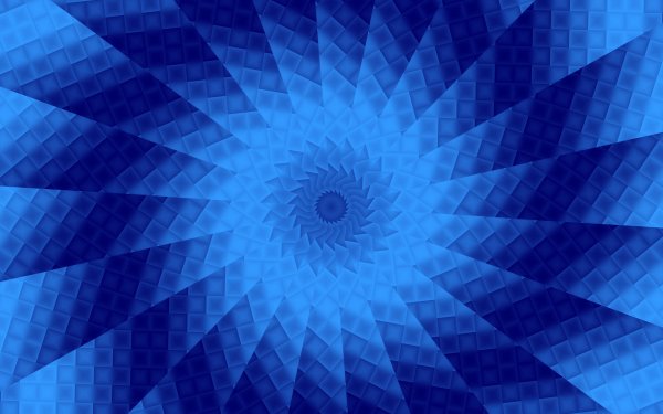 Abstract Kaleidoscope Blue HD Wallpaper | Background Image