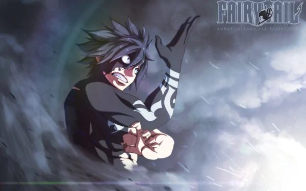 Gray Fullbuster from Fairy Tail in a stunning HD desktop wallpaper.