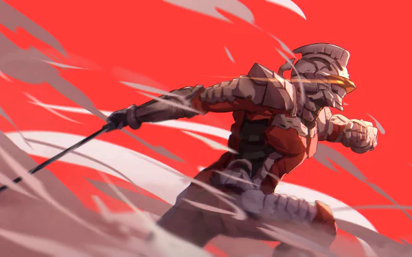 Anime-style Ultraman in dynamic battle pose against a vibrant red background, featured in a 4K Ultra HD PC desktop wallpaper.