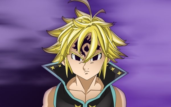 Anime The Seven Deadly Sins Meliodas Blonde Purple Eyes HD Wallpaper | Background Image