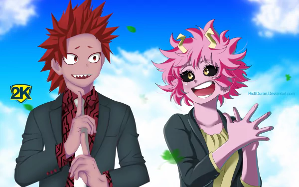 Eijiro Kirishima Mina Ashido Anime My Hero Academia HD Desktop Wallpaper | Background Image