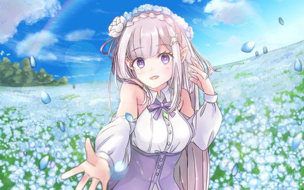 Anime Re: Life in a Different World from Zero - Memory Snow Emilia Re:ZERO -Starting Life in Another World- Memory Snow HD Wallpaper | Background Image