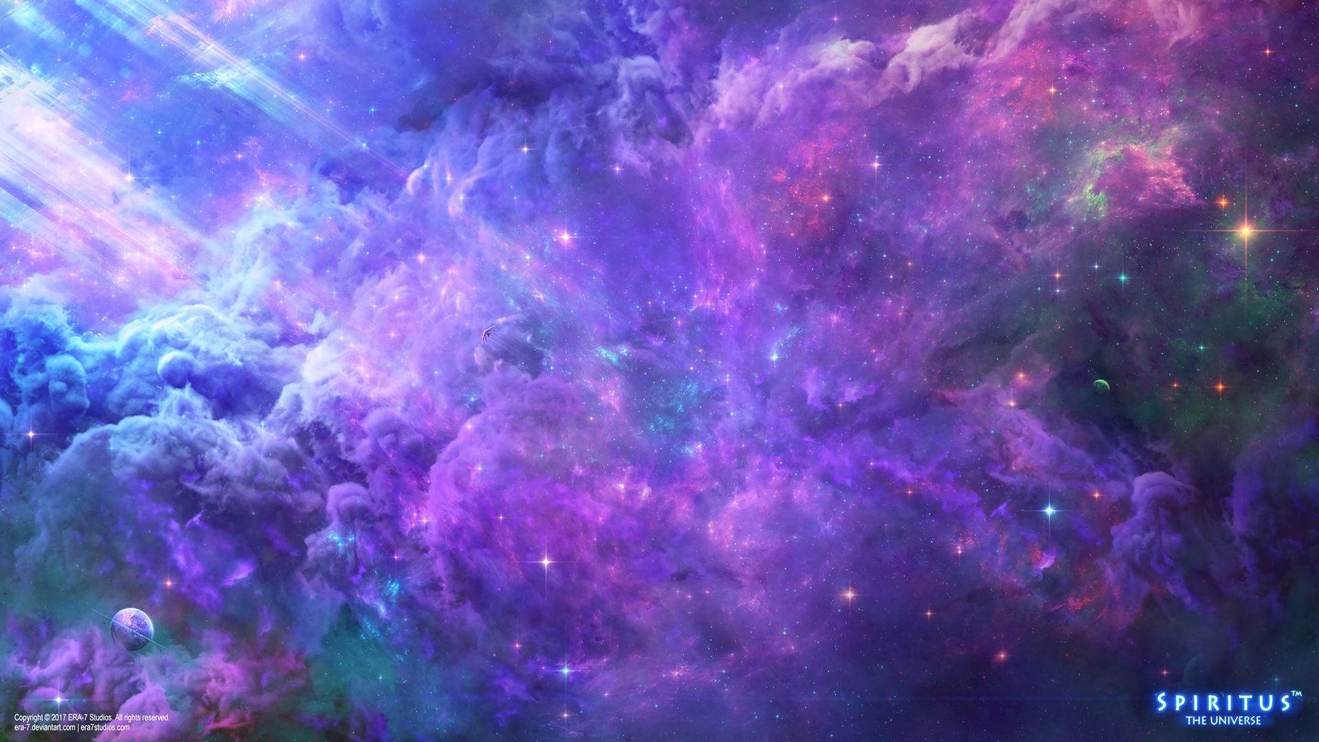 Download Sci Fi Nebula HD Wallpaper by Yuliya Zabelina