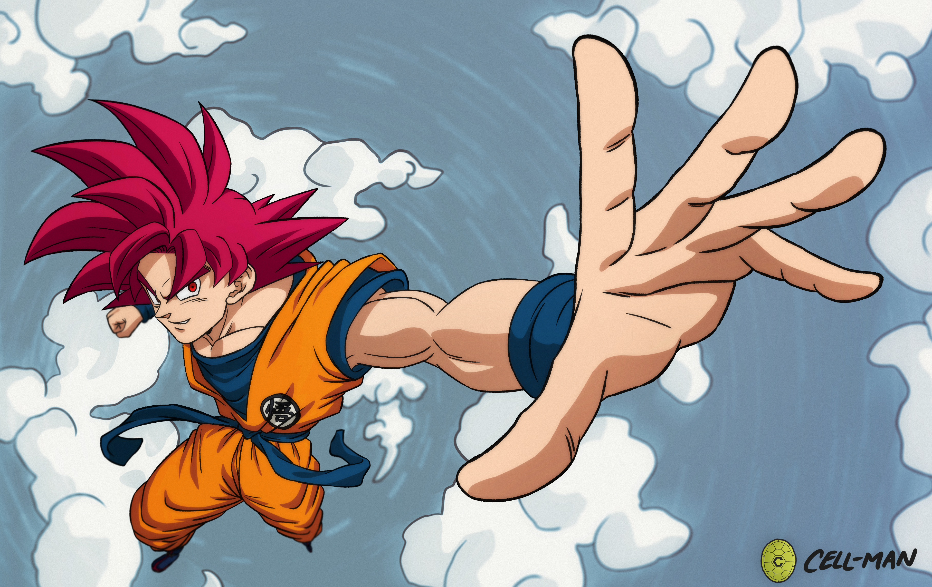 50+ Super Saiyan God HD Wallpapers and Backgrounds