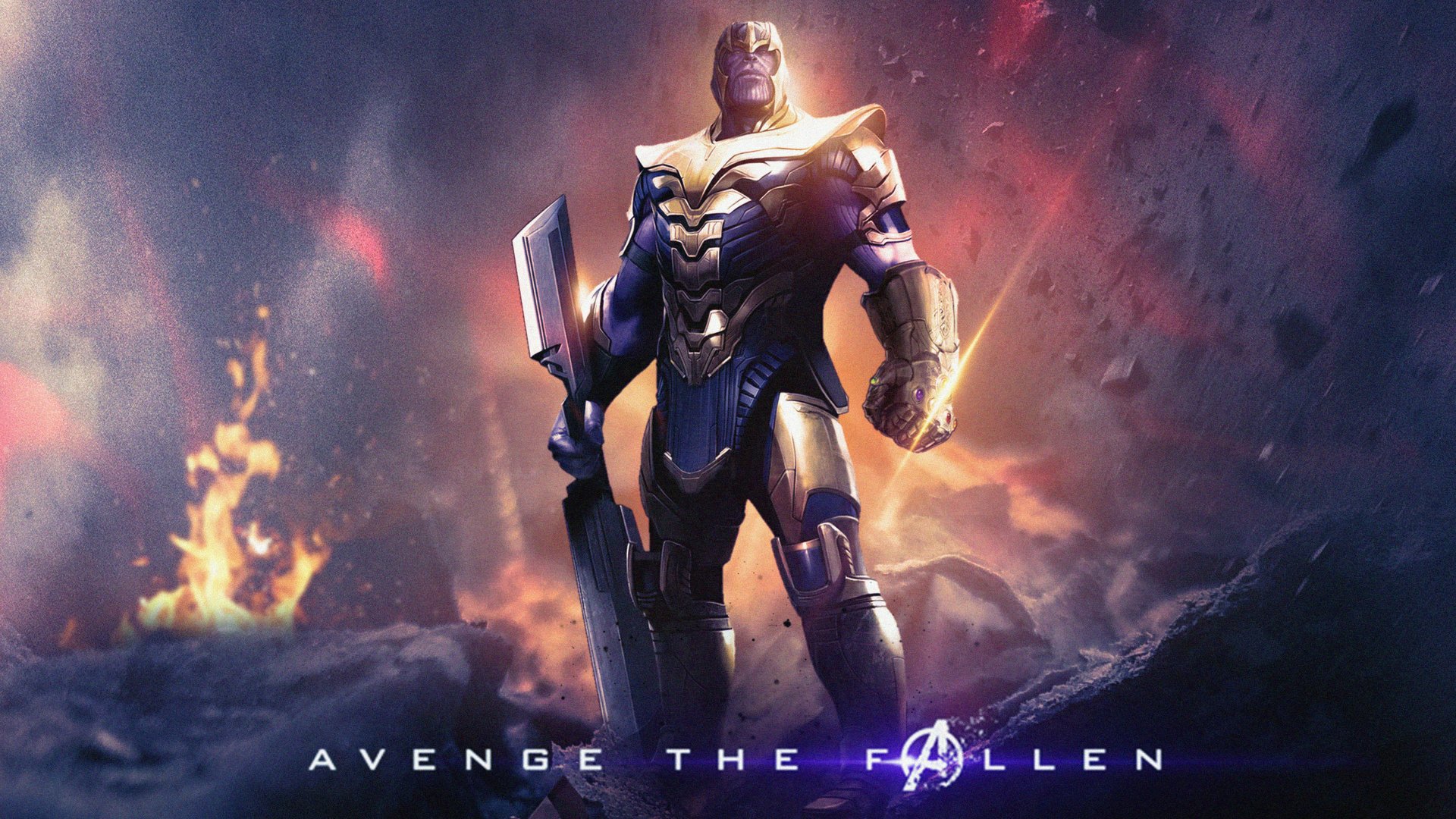 Download Infinity Gauntlet Armor Sword Thanos Movie Avengers EndGame 4k ...