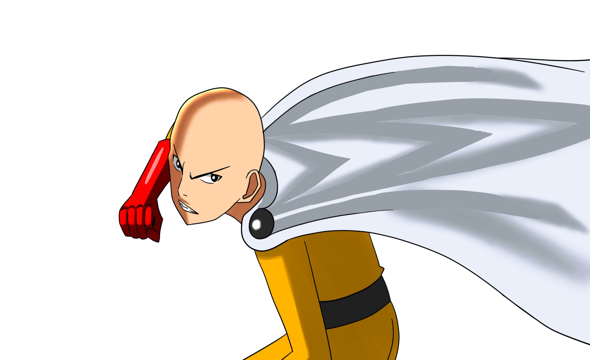 Download Saitama (One-Punch Man) Anime One-Punch Man HD Wallpaper by ハリネズミ 新刊委託中