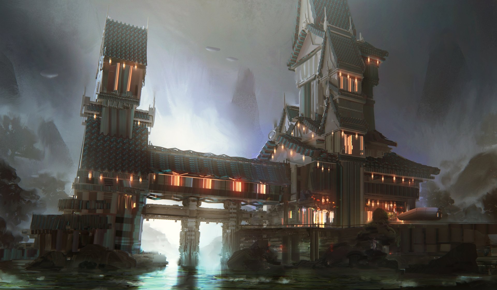 Download House Sci Fi Building 4k Ultra HD Wallpaper | 4441x2590 ...