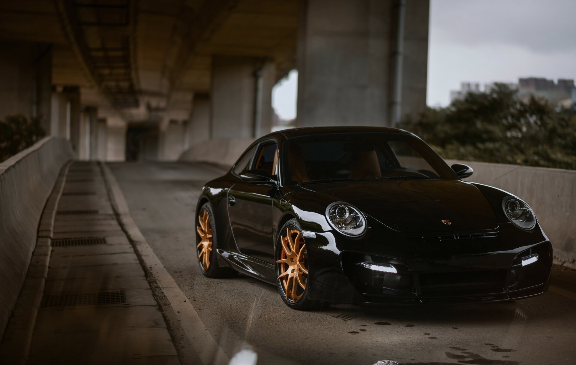 Download Car Black Car Porsche Vehicle Porsche 997 8k Ultra HD Wallpaper