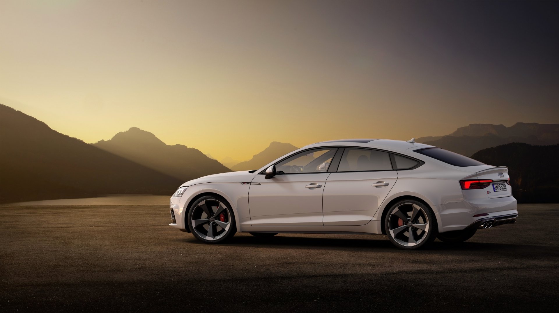 Download White Car Car Audi Vehicle Audi A5 4k Ultra HD Wallpaper