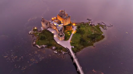  Aerial View of Eilean Donan Castle